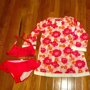 Janie and Jack Bathing Suit and Cover-up